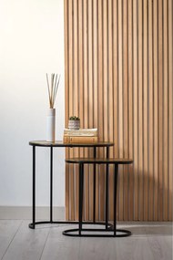 Set di 2 tavolini in metallo 26x53 cm Bocov - Light &amp; Living