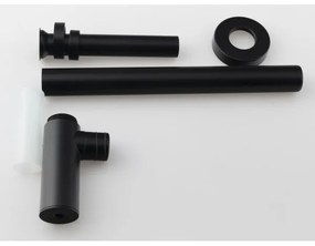 Omp tea - Sifone per lavabo MINITOTI DN32 nero opaco