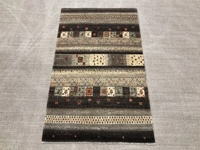 Gabbeh Tappeto persiano 100 x 160 Grigio (Iran) Annodato A Mano