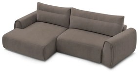 Divano angolare marrone Aden – Bobochic Paris