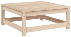 Set divani da giardino 11 pz in legno massello di pino