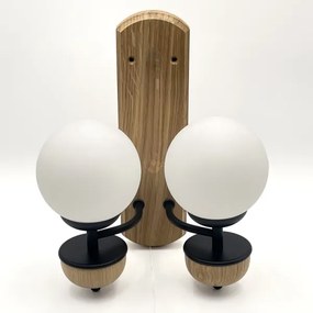 Brilagi - LED Applique COTTAGE 2xG9/40W/230V quercia/bianco