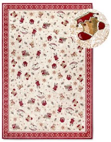 Tappeto rosso natalizio in cotone 160x230 cm Toy's Delight Red Christmas - Villeroy&amp;Boch