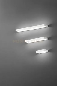 Applique vega in metallo verniciato bianco led 30w 2100lm cct 3000k...