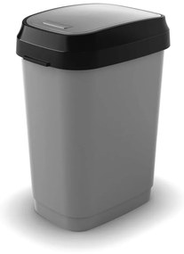 Cestino per la spazzatura grigio 25 l Dual Swing Bin M – KIS