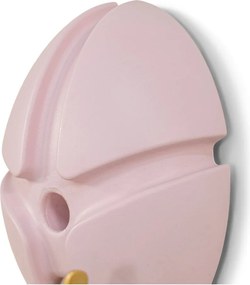Gancio da parete rosa chiaro/dorato in plastica Tick – Spinder Design