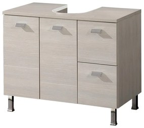 Copricolonna Rimini 2 cassetti 2 ante P 43.5 x L 72 x H 60 cm larice