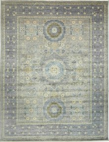 Mamluk Tappeto 280 x 370 Grigio (Pakistan) Annodato A Mano