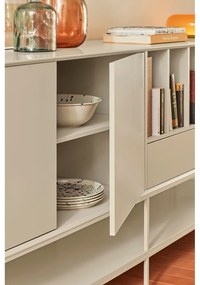 Cassettiera color crema 220x98x45 cm Platt – Teulat