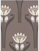Isidore Leroy Carta da parati Tulipes - Tabac