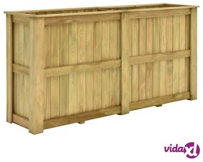 vidaXL Fioriera Rialzata 196x50x100 cm in Legno di Pino Impregnato