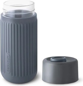 Tazza da viaggio grigio scuro in vetro 340 ml – Black + Blum