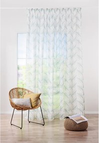 Tenda sottile bianca/verde 300x260 cm Seva – Mendola Fabrics