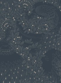 Sandberg Carta da parati Evelina - Indigo Blue