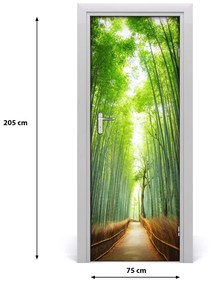 Rivestimento Per Porta Sentiero di bamb? 75x205 cm