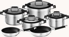 Batteria di pentole in acciaio inossidabile Silence Pro, set da 6