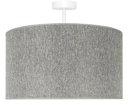 Duolla - Lampadario a plafone ROLLER ECO RECYCLING 1xE27/15W/230V diametro 45 cm grigio