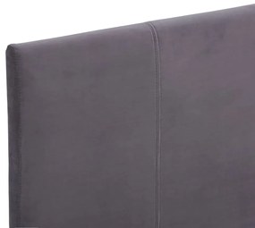 Giroletto grigio scuro in tessuto 90x200 cm