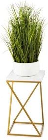 Portafiori LOFT 40x24 cm oro/bianco
