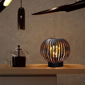 Solight WO3102 - LED Lampada da tavolo decorativa LED/3xAA nero/rame