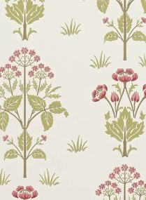 Morris & Co Carta da parati Meadow Sweet - Rose/ Olive