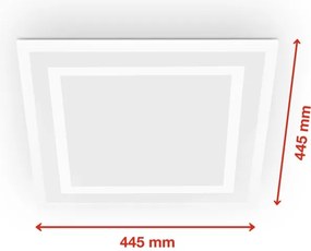 Telefunken 318806TF - Plafoniera dimmerabile RGBW LED/24W/230V + +TC
