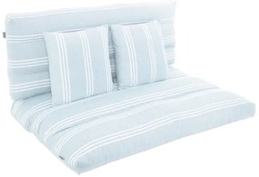 Set 4 cuscini decorativi da esterno in poliestere DIVANO PALLET 120 x 80 x Sp 8 cm