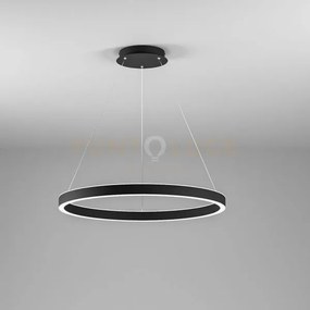 Criseide s/g - lampadario a sospensione nero 1  luce led 3000k 4200...