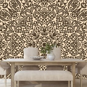 Carta da parati – Ornamento con motivo floreale