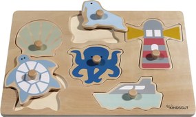 Puzzle in legno (6 pezzi) Ocean - Kindsgut
