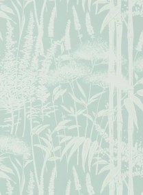 Nina Campbell Tapete Poiteau - Aqua