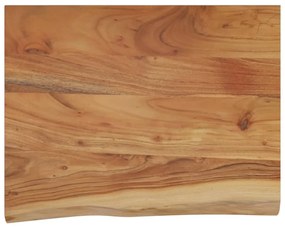 Mensola a muro 40x30x3,8cm rettangolare legno acacia bordi vivi