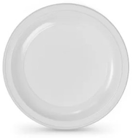 Set di piatti riutilizzabili Algon Rotondo Bianco 22 x 22 x 1,5 cm Plastica 25 Unità