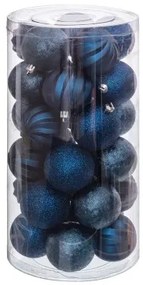 Palle di Natale Azzurro Plastica 6 x 6 x 6 cm (30 Unità)