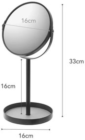 Specchio per make-up con ingrandimento (3x) ø 17,5 cm Matsuyama – YAMAZAKI