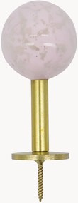 Set di 2 ganci da parete in metallo fatti a mano Ball