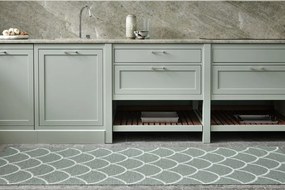 Passatoia da interno/esterno verde 70x150 cm Kotte Army Sage – Pappelina