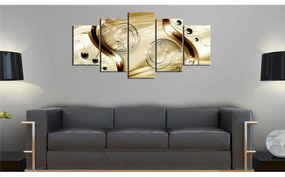 Quadro Ninfa d'oro  Colore Beige, Dimensioni e Misure 100x50