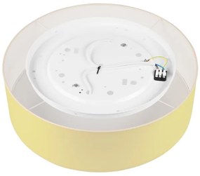 Plafoniera SIRJA PASTEL DOUBLE 4xE27/15W/230V diametro 45 cm giallo