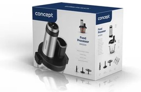 Concept RM3300 - Robot da cucina con grattugia 1000W/230V nero/acciaio inossidabile