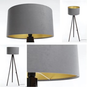 Lampada da terra STANDART 1xE27/60W/230V grigio/wenge