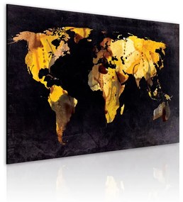 Quadro Se il mondo fosse un deserto ...  Colore Nero, Dimensioni e Misure 90x60