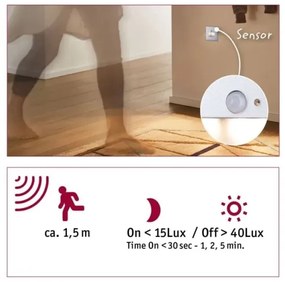 Paulmann&nbsp; 93134 - LED/1,2W Illuminazione scale con sensore EDGE 230V cromo