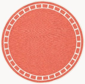 Tovaglietta rotonda con bordo ricamato Marim
