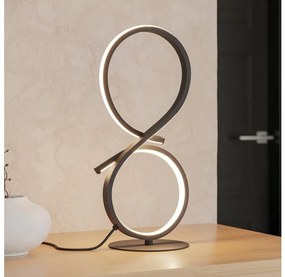 Eglo 901269 - Lampada da tavolo LED SERPINS LED/11,4W/230V 3000K nero