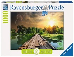 Puzzle Ravensburger 19538 The Wooden Footbridge 1000 Pezzi