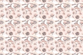 Carta da parati – Girasoli con tocco vintage
