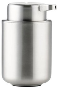 Dispenser per sapone color argento opaco in acciaio inox 300 ml Ume – Zone