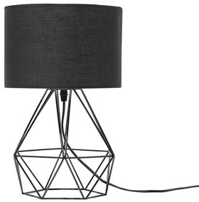 Lampada da tavolo in colore nero TETON Beliani