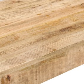 Tavolo da pranzo 160x80x76 cm in legno massello di mango